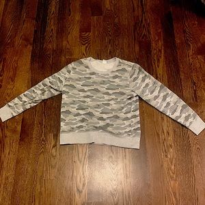Gray Camouflage Crewneck